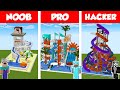 Minecraft NOOB vs PRO vs HACKER: WATERPARK HOUSE CHALLENGE in Minecraft / Animation
