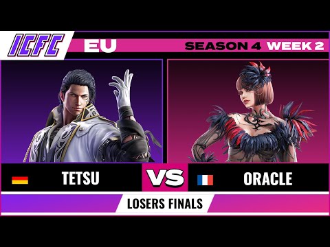 Oracle (Anna) vs Tetsu (Claudio) - Losers Finals ICFC EU Tekken 7 Season 4 Week 2