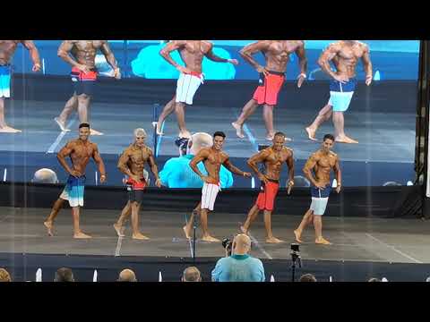 Finalistas de la Categoría Men's Physique Senior hasta 1.67 m.