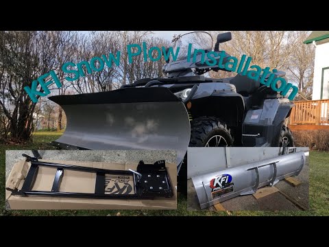KFI Snow Plow Installation on a Cfmoto Cforce 1000