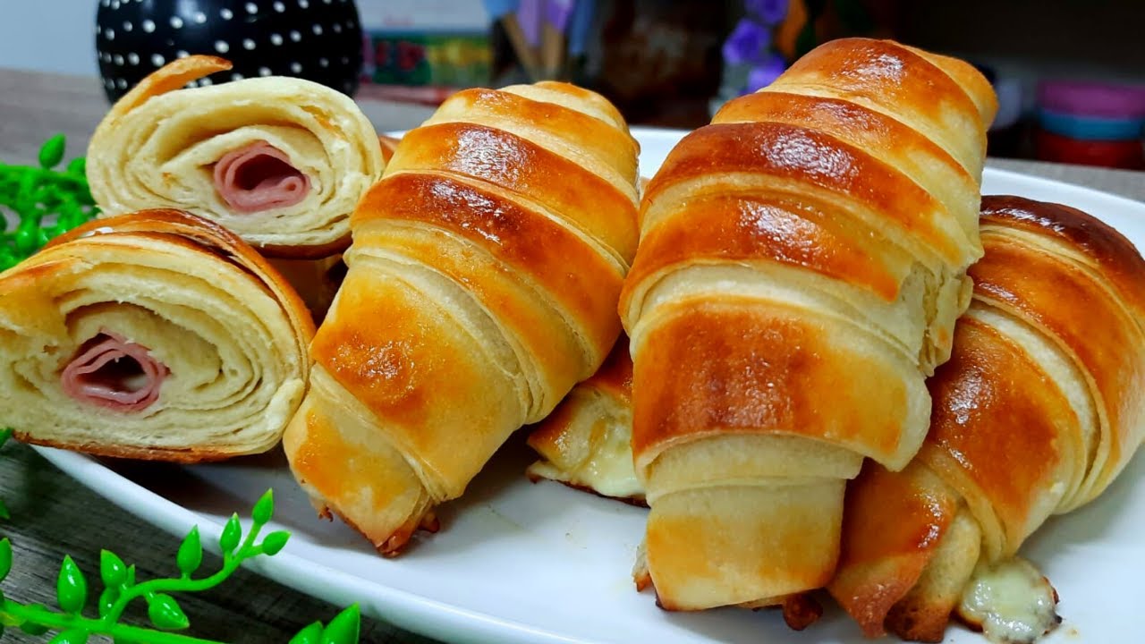 Como fazer CROISSANT | Receita caseira com ingredientes comuns
