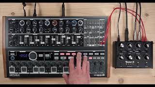 Video thumbnail for Audiothingies Doctor A with... Arturia Minibrute 2S, sequencing Doctor A's CV inputs by audiothingies