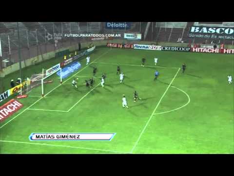 Gol de Giménez. Huracán 2 Almirante 1. Fecha 33. B Nacional. FPT