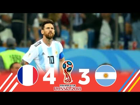 Francia vs Argentina 4-3 | Resumen y goles del Mundial 2018 (HD)
