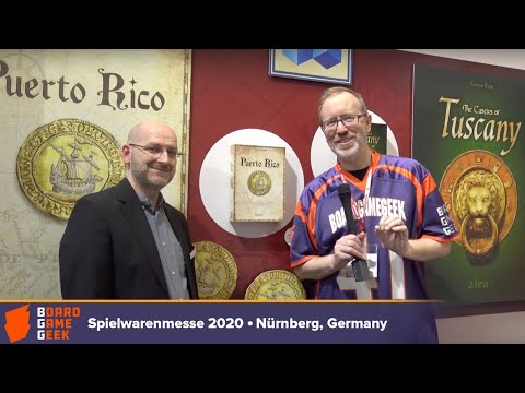 The Castles of Tuscany & Puerto Rico — game teasers at Spielwarenmesse 2020
