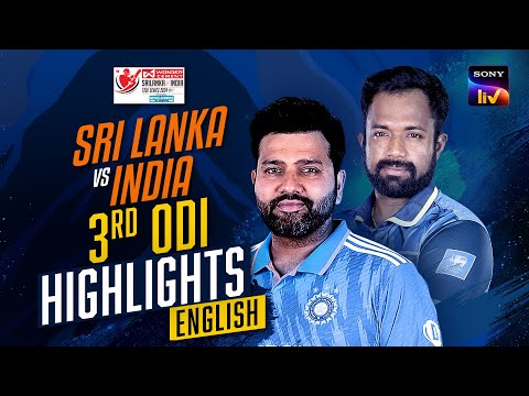 3rd ODI | English | Highlights | India Tour Of Sri Lanka | 7th August 2024