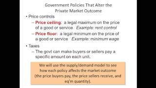 Micro Chapter 6 Price Controls: Price Ceilings