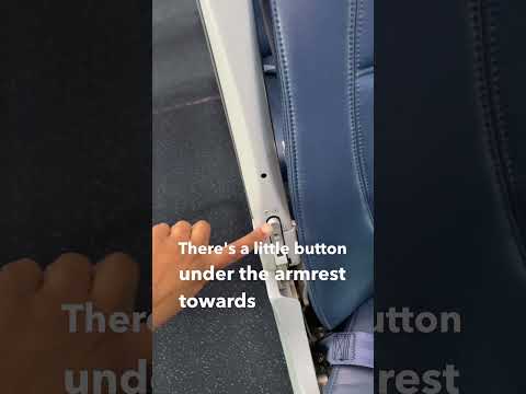 ✈️ Can’t lift the armrest on the plane? DO THIS!