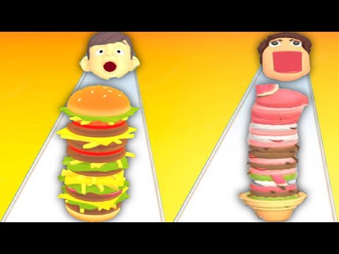 BURGER RUSH vs ICE CREAM RUN - Double Game