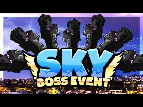 10 Enderdrachen zerstören die Stadt! | MINECRAFT SKY BOSS EVENT