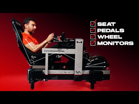 Posizione di seduta del simulatore di guida Pro GT: fai sentire il tuo Sim come un'auto GT3!
