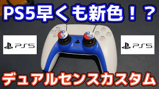 【PS5】DualSense（デュアルセンス）カスタム PS5コントローラーの新色？ ゲーム実況者　 デュアルセンス分解　PlayStation®5