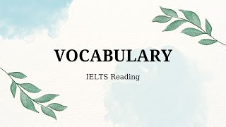 Wizkenuk | Learn IELTS with me | Learn IELTS Vocabulary 03