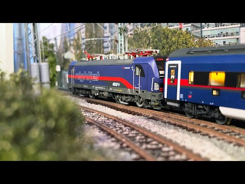 H0 model trains - driving session feb 26