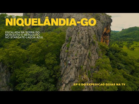 Paraísos secretos em Niquelândia-GO. Escalada e mergulhos na cidade histórica! 