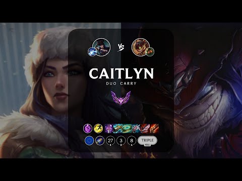 Caitlyn ADC vs Ziggs - EUW Master Patch 13.20