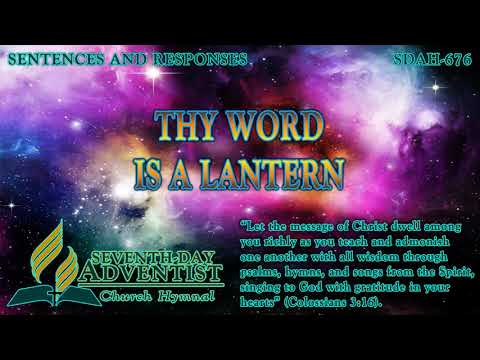 Thy Word Is a Lantern - Hymn No. 676 | SDA Hymnal | Instrumental | Lyrics