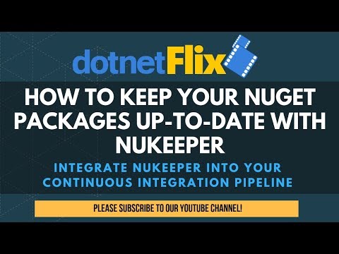 How to keep your NuGet packages up to date with NuKeeper