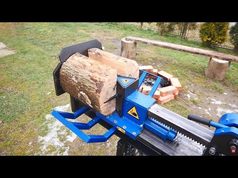 Dangerous Automatic Homemade Firewood Processor, Fastest Wood Splitter, Amazing Woodworking Skills