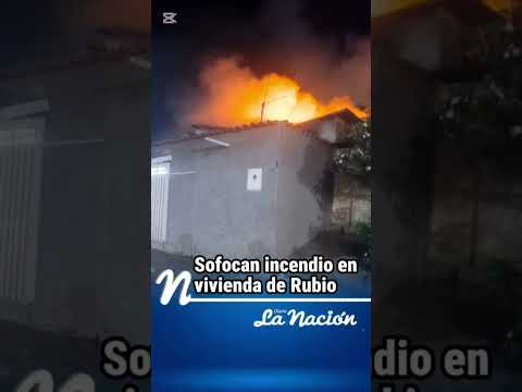 Sofocan incendio en vivienda de Rubio #reporte #Rubio #tachira