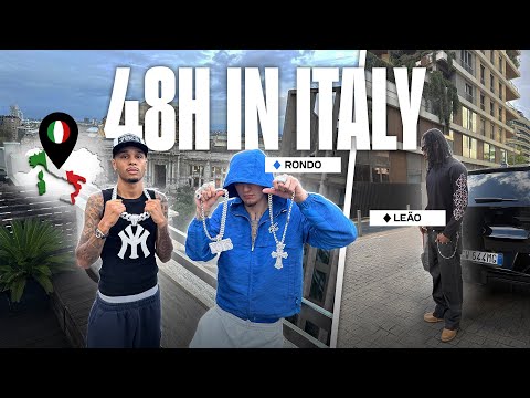 RONDODASOSA & RAFAEL LEAO - CRAZY 48 HOURS IN ITALY!! (XXL VLOG…)