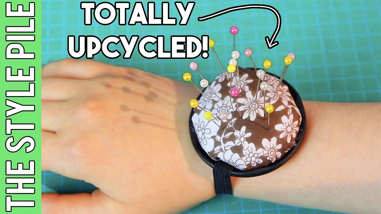 DIY Wrist Pin Cushion from Scraps | Style Pile #21