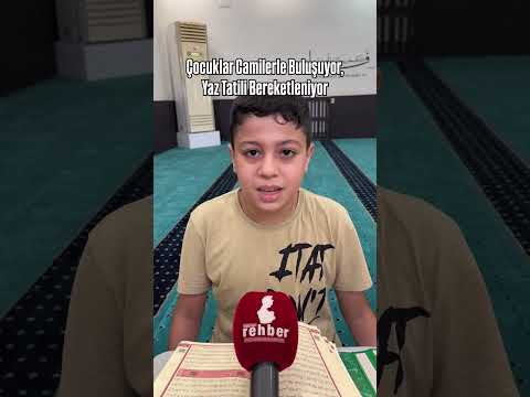 Camiler Çocukların Buluşma Noktası Oldu