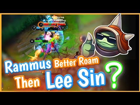 Wild Rift Rammus Better Roam the Lee Sin? | Patch 2.4c Rammua Build