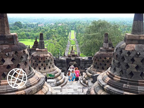 Borobudur, Indonesia  [Amazing Places 4K] Video