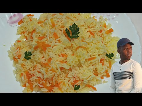 Carrot Rice || If you have two carrots, try this carrot rice recipe (Mchele ya harusi)