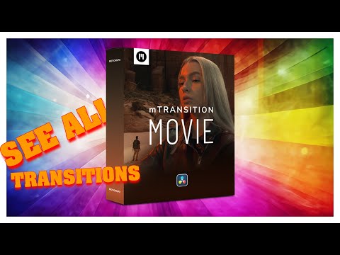 See All mTRANSITION MOVIE transitions from MotionVFX PACK (DaVinci Resolve 18.6)
