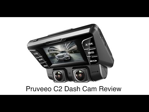 Pruveeo C2 Dual Dash Cam Unboxing, Review and Sample