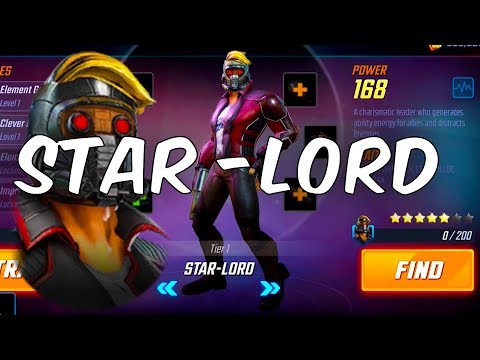 STAR-LORD UNLOCK & RANK UP! - Marvel Strike Force
