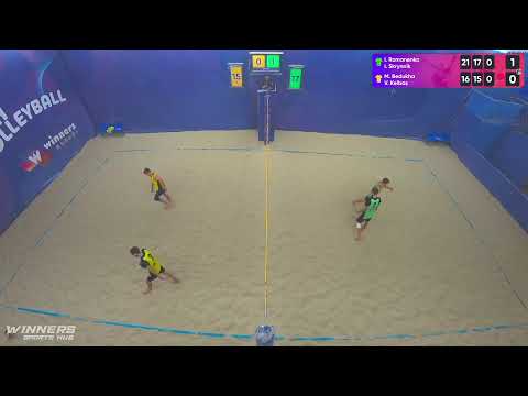 11:40 I. Romanenko / I. Skrynnik - M. Bedukha / V. Kelbas 14.10.2022 | Winners Beach Volleyball