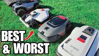 I Found the BEST Robot Mowers of 2026...And the Worst!