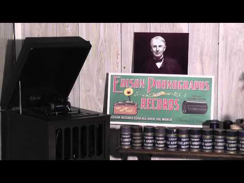 Edison blue amberol cylinder 2278 - Moonlight On The Lake by The Knickerbocker Quartet