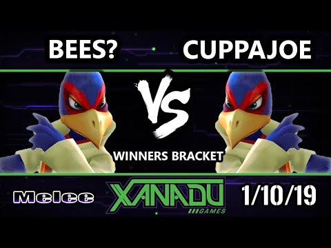 S@X 284 SSBM - Bees? (Falco) Vs. CuppaJoe (Falco) Smash Melee Winners Round 1