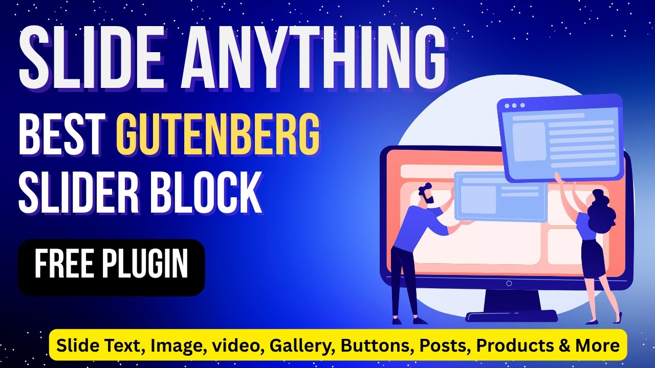 Best Slider Block for WordPress | Slide Anything in Gutenberg | Sliderberg Free Plugin