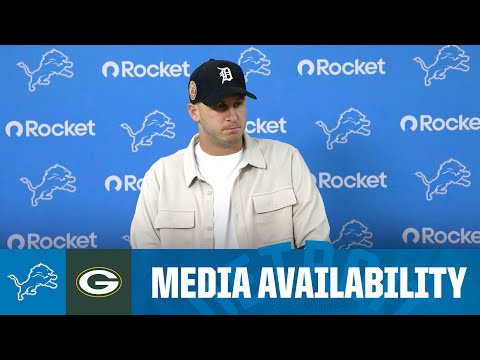 Jared Goff postgame media availability | 2025 NFL Regular Season Week 1: Lions at Packers