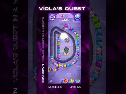 Dom Down Viola's Quest - Level 429 🟣🟠🔴 #shorts
