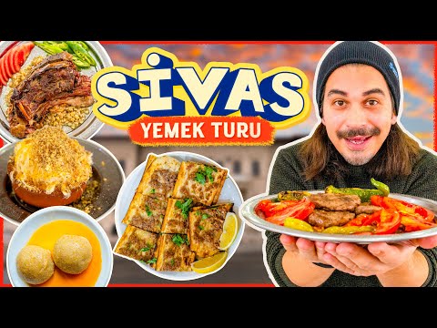 Sivas’ta Ne Yenir Ne İçilir? Sivas Yemek Turu [2023] (Köfte, Kaburga, Kelle, Etli Pide)