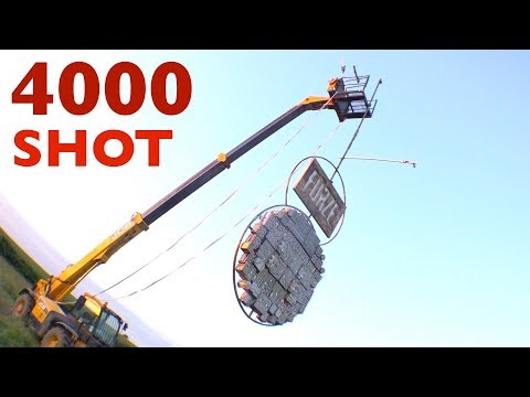 Mad Man Builds A Humongous Pendulum Fireworks Launcher