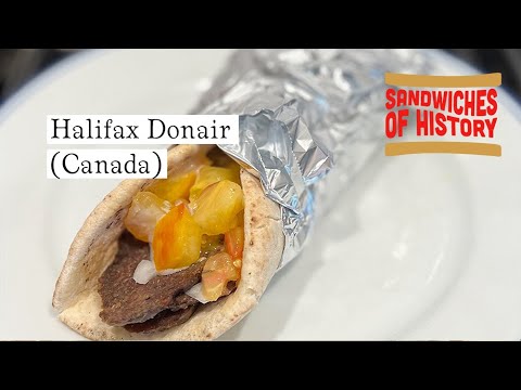 Halifax Donair (Canada) on Sandwiches of History⁣