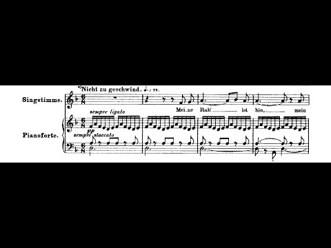 Gretchen am Spinnrade D.118 - F. Schubert (piano / KARAOKE, Accompaniment, Mr, 반주)