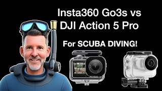 DJI Action 5 Pro vs Insta360 Go3s: SCUBA Diving footage #dji #djiaction5pro #insta360go3s