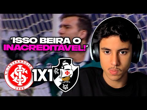 RENATO REAGE: INTERNACIONAL 1 X 1 VASCO | MELHORES MOMENTOS | 17ª RODADA BRASILEIRÃO 2025