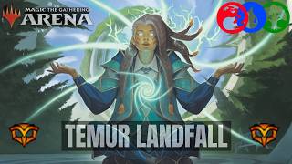 MTG Arena Standard --TEMUR LANDFALL--[CP]Como el Magic de la vieja escuela puro poder de Aterrizaje