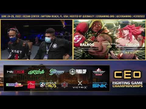 Street Fighter V - CEO 2022 Idom vs Menard Grand Finals