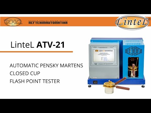 Lintel ATV – 21 automatic laboratory tester for determination of flash point in the closed cup.