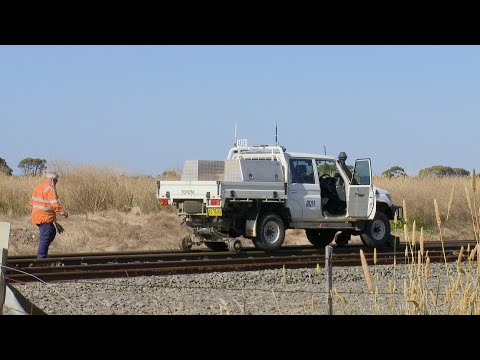 ARTC Hi-Rail Toyota Landcruiser Utility Vehicle (20/1/2021) - PoathTV Australian Trains